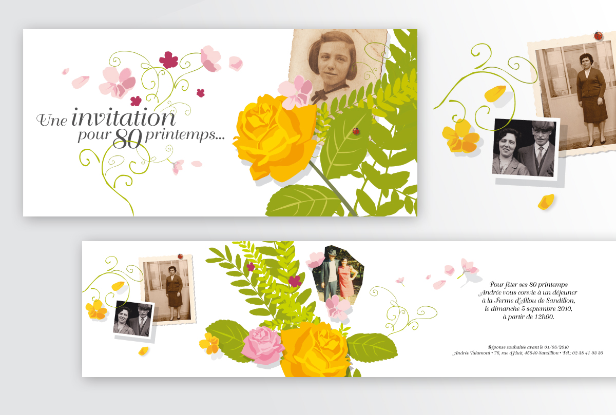 Invitations, cartons